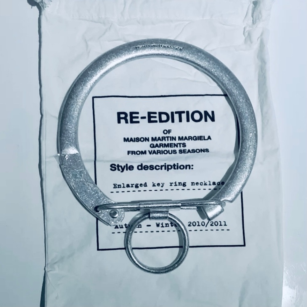 Maison Martin Margiela X H&M RARE Enlarged Key Ring Choker Necklace NIB NWOT - Picture 5 of 6